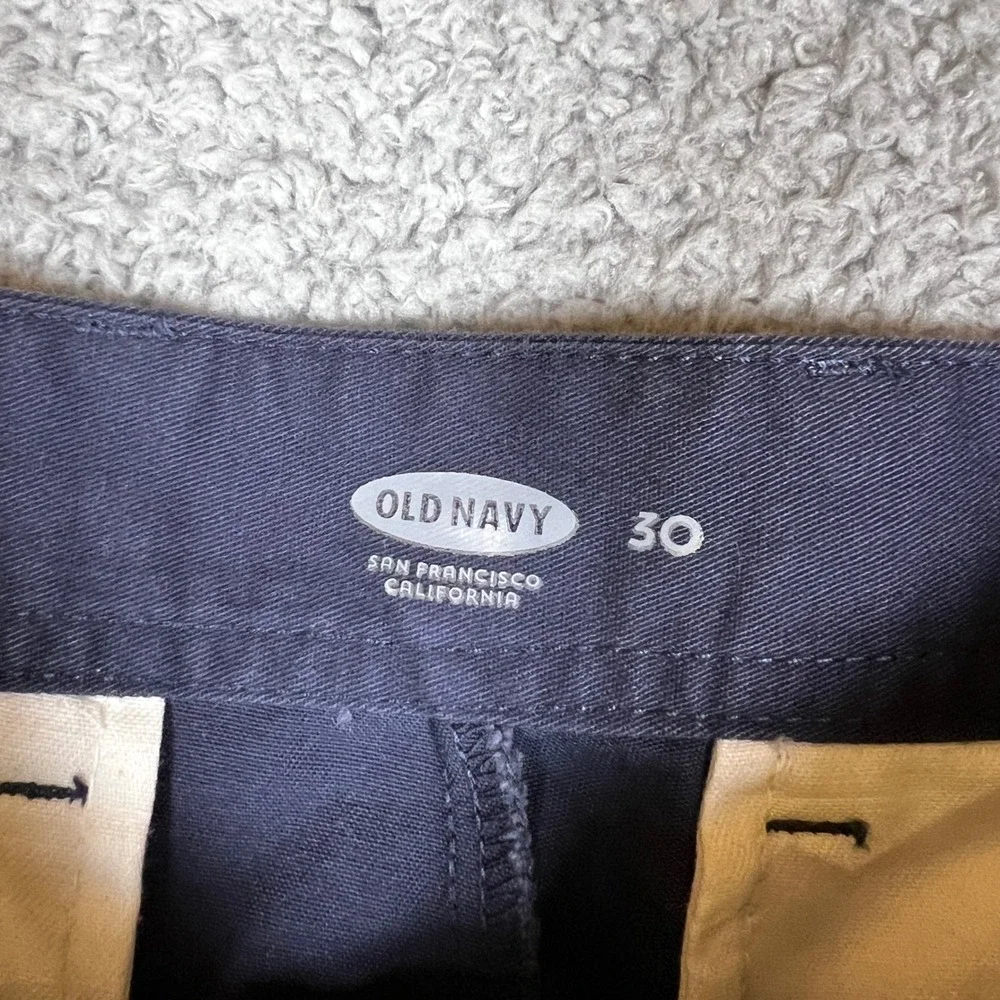 Old Navy Chino Pants 30 Mens Navy Blue Jogger Chino Casual Formal Office
